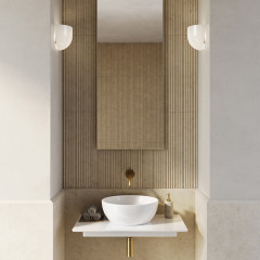 Catalano GREEN Раковина 40 h15 накладная, без отв. под смеситель, покрытие Cataglaze+, цвет белый глянцевый