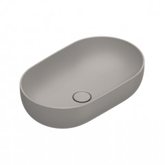 Catalano SFERA Раковина 60x37 h16 накладная, без отв. под смеситель, покрытие Cataglaze+, цвет Tortora Satinato