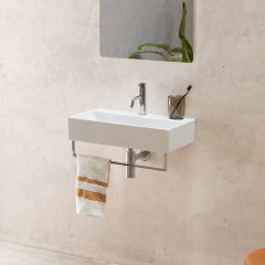 Catalano PREMIUM Раковина 55x35, без отв. под смеситель, покрытие Cataglaze+, цвет белый глянцевый