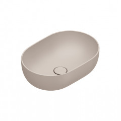 Catalano SFERA Раковина 50x35 h16 накладная, без отв. под смеситель, покрытие Cataglaze+, цвет Seta Satinato