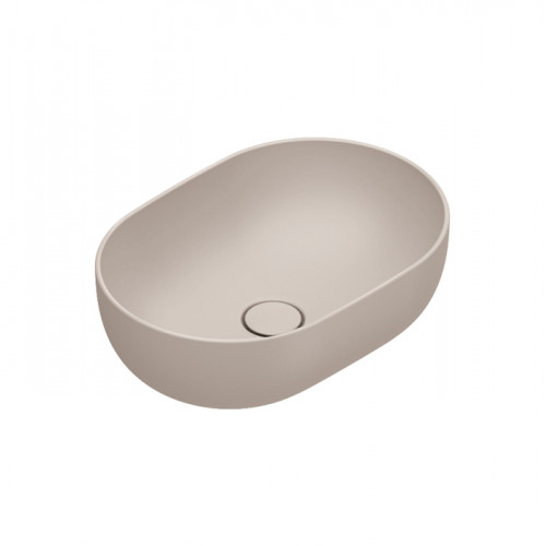 Catalano SFERA Раковина 50x35 h16 накладная, без отв. под смеситель, покрытие Cataglaze+, цвет Seta Satinato