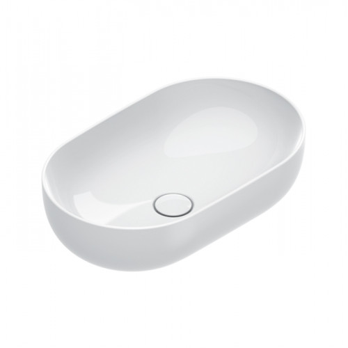 Catalano SFERA Раковина 60x37 h16 накладная, без отв. под смеситель, покрытие Cataglaze+, цвет белый глянцевый