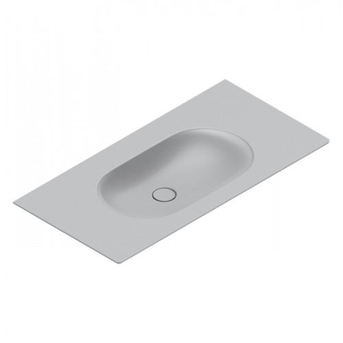 Catalano SFERA Раковина консоль 100x50, без отв. под смеситель, покрытие Cataglaze+, цвет Cemento Satinato