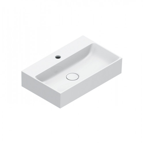 Catalano PREMIUM Раковина 55x35, с 1 отв. под смеситель, покрытие Cataglaze+, цвет белый глянцевый