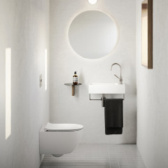 Catalano PREMIUM Раковина 50x25, с 1 отв. под смеситель, покрытие Cataglaze+ , цвет белый матовый