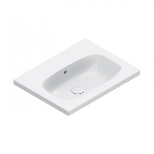 Catalano ALVEA Раковина 60x46, без отв. под смеситель, покрытие Cataglaze+, цвет белый глянцевый
