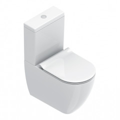 Catalano SFERA Унитаз моноблок 63x36, безободковый, покрытие Cataglaze+, без крепежа, цвет белый глянцевый
