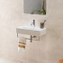 Catalano PREMIUM Раковина 55x35, с 1 отв. под смеситель, покрытие Cataglaze+, цвет белый глянцевый