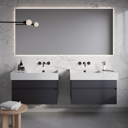 Catalano PREMIUM Раковина 80x47 чаша справа, без отв. под смеситель, покрытие Cataglaze+, цвет белый глянцевый