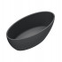 Catalano SOLID Ванна 165x80h52 с переливом, сифон в комплекте, цвет черный матовый