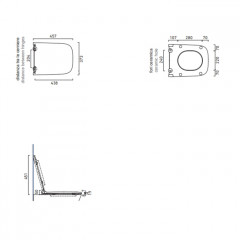 Catalano Green Сиденье для унитаза с микролифтом, тонкое, цвет белый глянцевый
