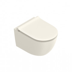 Catalano SFERA Унитаз подвесной 50x35, безободковый, смыв Tornado, покрытие Twinglaze+, без крепежа, цвет Lino Satinato