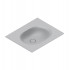 Catalano SFERA Раковина консоль 60x50, без отв. под смеситель, покрытие Cataglaze+, цвет Cemento Satinato