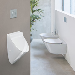 Catalano Писсуар c отв. под крышку Rimless 54x30 , покрытие Cataglaze+, цвет белый глянцевый