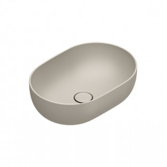 Catalano SFERA Раковина 50x35 h16 накладная, без отв. под смеситель, покрытие Cataglaze+, цвет Sabbia Satinato