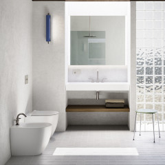 Catalano PREMIUM Раковина 120x47, без отв. под смеситель, покрытие Cataglaze+, цвет белый матовый