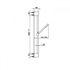 CISAL Shower Душевой гарнитур:ручная лейка,шланг 150 см,штанга 60 см, цвет Nero Opaco