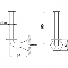 CISAL Cherie Держатель для запасного рулона, цвет золото