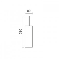 CISAL Xion Ерш напольный, цвет нержавеющая сталь