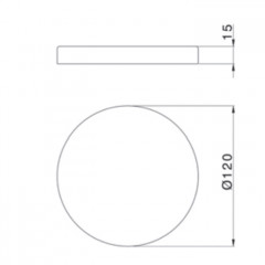 CISAL Vita Мыльница настольная из композита, белый матовый