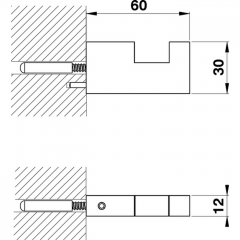 CISAL Accessori Bagno Крючок, цвет хром