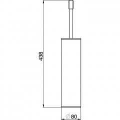CISAL Cherie Ерш напольный, цвет золото розовое