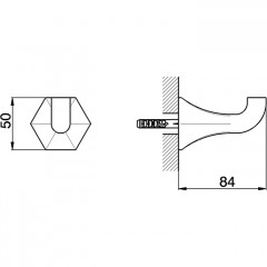 CISAL Cherie Крючок, цвет золото