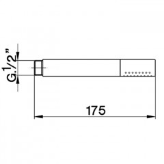 CISAL CHERIE Ручной душ, цвет черный матовый