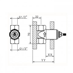 CISAL Roadster Accent Внутренняя часть для смесителя