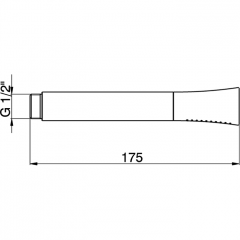 CISAL Cherie Душевая лейка, цвет золото (акция на товар из наличия)