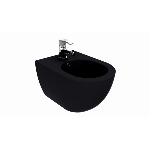 CREAVIT FREE Биде ЧЕРНОЕ МАТОВОЕ