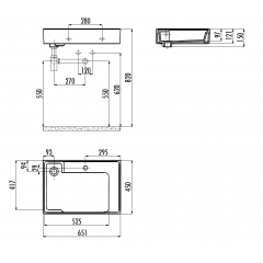 CREAVIT Раковина AR065