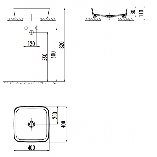 CREAVIT Раковина LP040