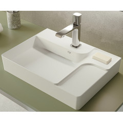 CREAVIT Раковина мебельная накладная БЕЛАЯ МАТОВАЯ RB063-00MB42E-0000