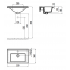 CREAVIT Раковина SU055 мебельная (36*55см)