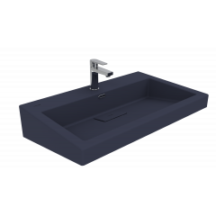 CREAVIT Раковина EP080.2 мебельная (80см) БАЗАЛЬТ