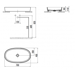 Раковина LP170-00CB00E-0000