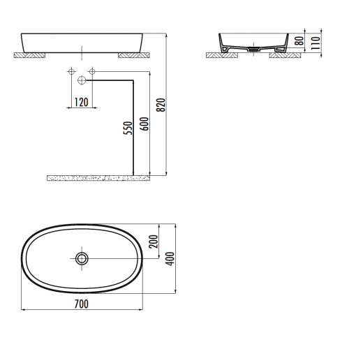 Раковина LP170-00CB00E-0000