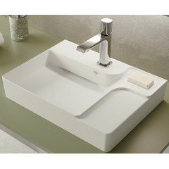 CREAVIT Раковина мебельная накладная БЕЛАЯ МАТОВАЯ RB064-00MB42E-0000