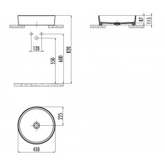 CREAVIT Раковина LP145