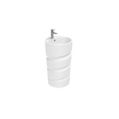 CREAVIT Раковина моноблок с отверстием для смесителя CL084.00000