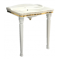 CREAVIT ANTIK Раковина AN080.AO ДЕКОР ЗОЛОТО