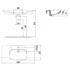 CREAVIT Раковина SY100-00CB00E-0000