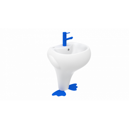 CREAVIT DUCKY Раковина напольная детская СИНИЙ DC052.00000B