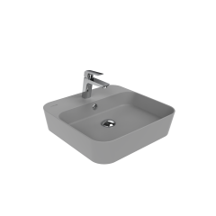 CREAVIT Раковина мебельная (45 см) ХОЛОДНЫЙ СЕРЫЙ МАТОВЫЙ LP046-00CG00E-0000