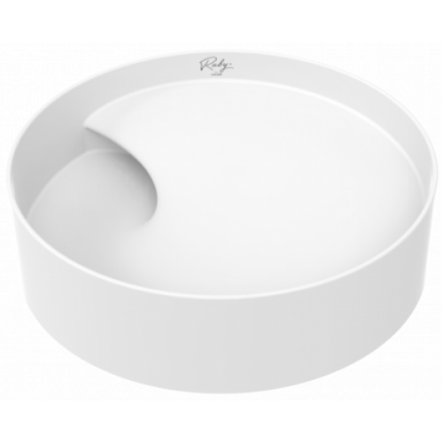 CREAVIT Раковина мебельная накладная БЕЛАЯ МАТОВАЯ RB141-00MB42E-0000