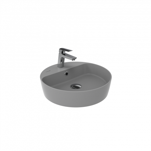CREAVIT Раковина мебельная (45 см) ХОЛОДНЫЙ СЕРЫЙ МАТОВЫЙ LP146-00CG00E-0000
