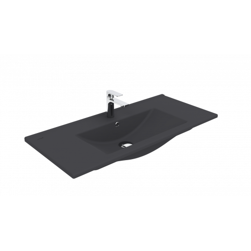 CREAVIT Раковина SU100.6 меб.(45*100 см) АНТРАЦИТ