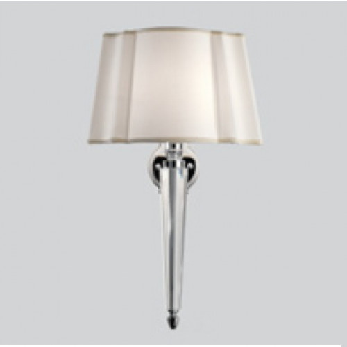 Devon Crystal Светильник настенный с абажуром 31*23*h51,5cм, IP20, фурнитура: хром