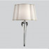Devon Crystal Светильник настенный с абажуром 31*23*h51,5cм, IP20, фурнитура: хром